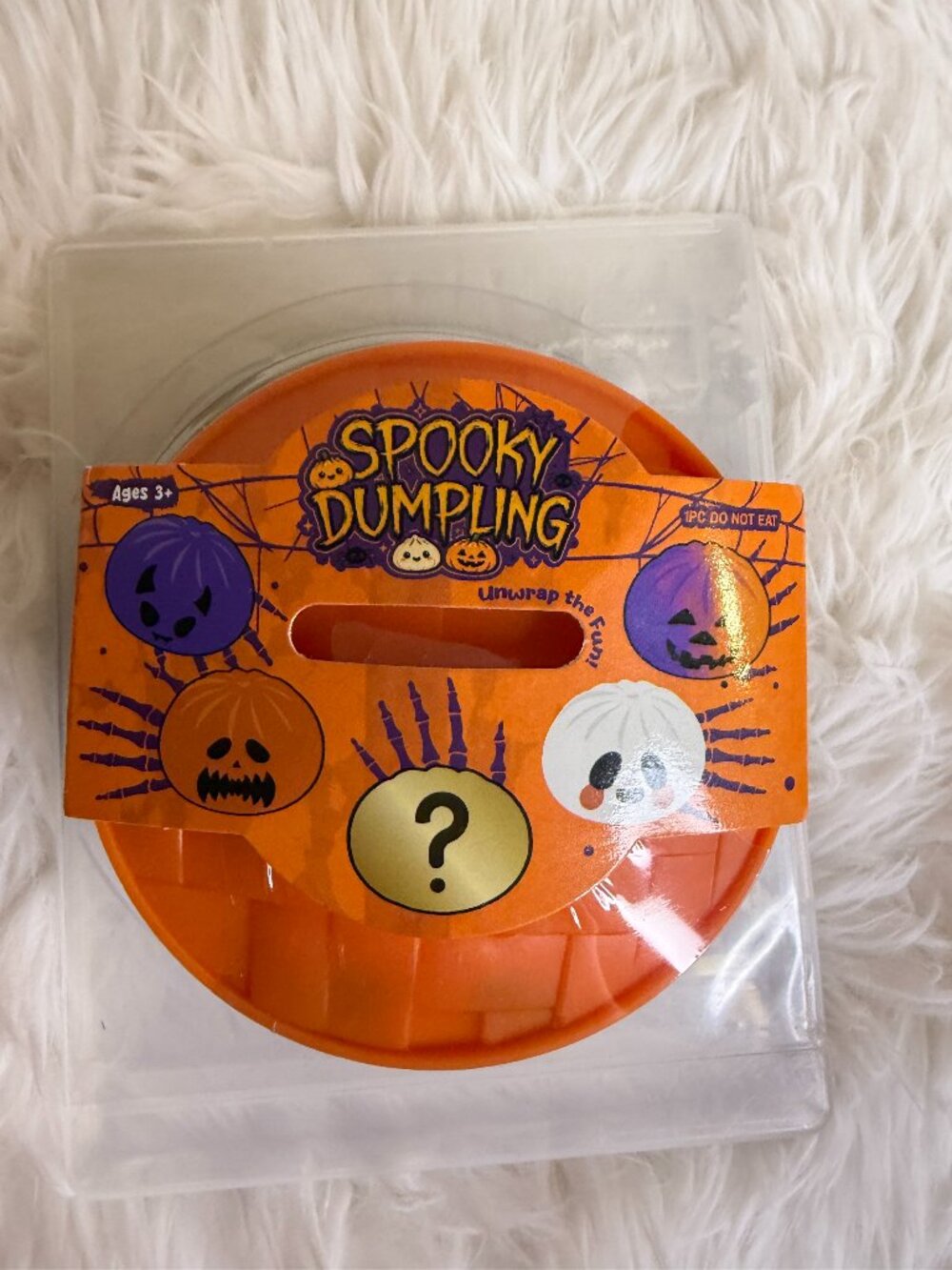 Spooky Dumpling Mystery Halloween Squishy Sensory Toy Pumpkin Surprise NWT
